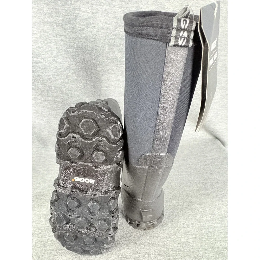 Bogs Classic High Boots Mens 7 Black Waterproof Insulated Winter Boots Non Slip